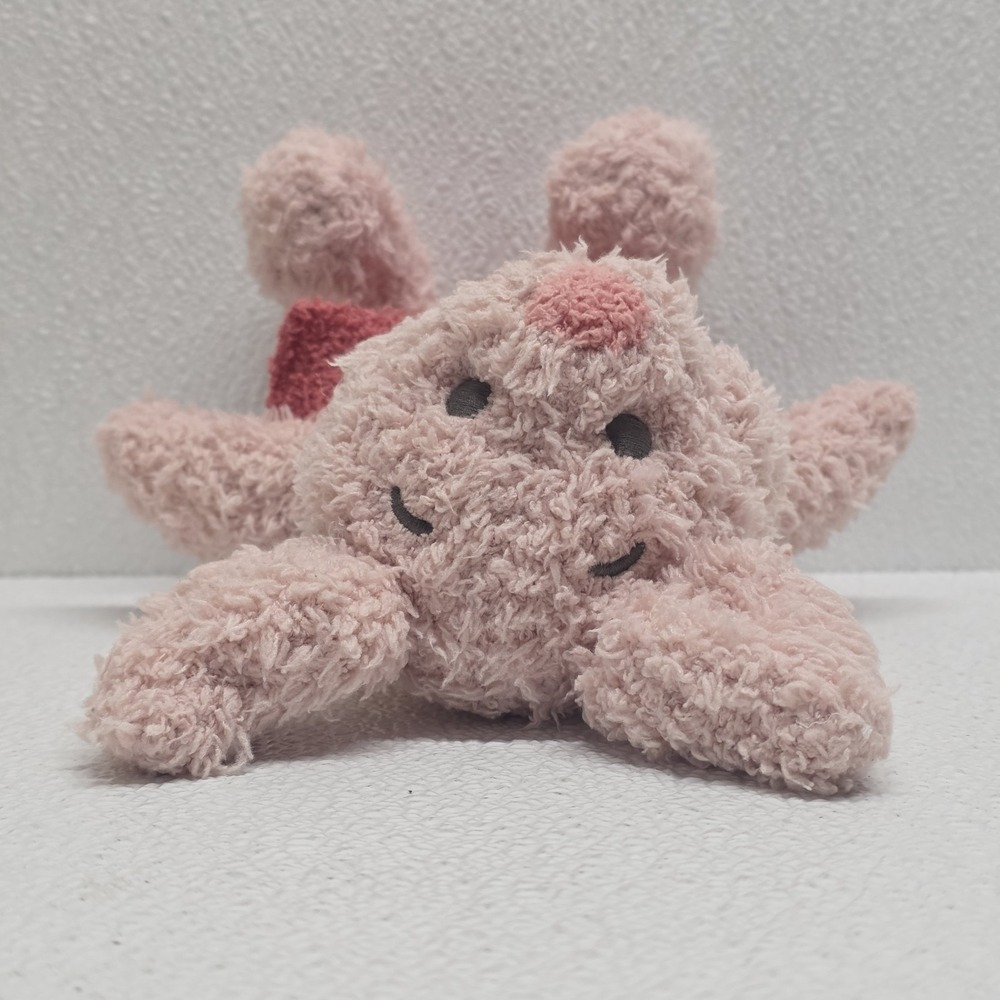 Barefoot Dreams Disney Winnie The Pooh Piglet With Scarf 8.5" Pink Plush - Picture 10 of 15